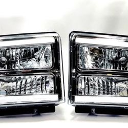 Headlight LED for 05-07 F250, F350 F450, F550 Super Duty, Excursion 2005