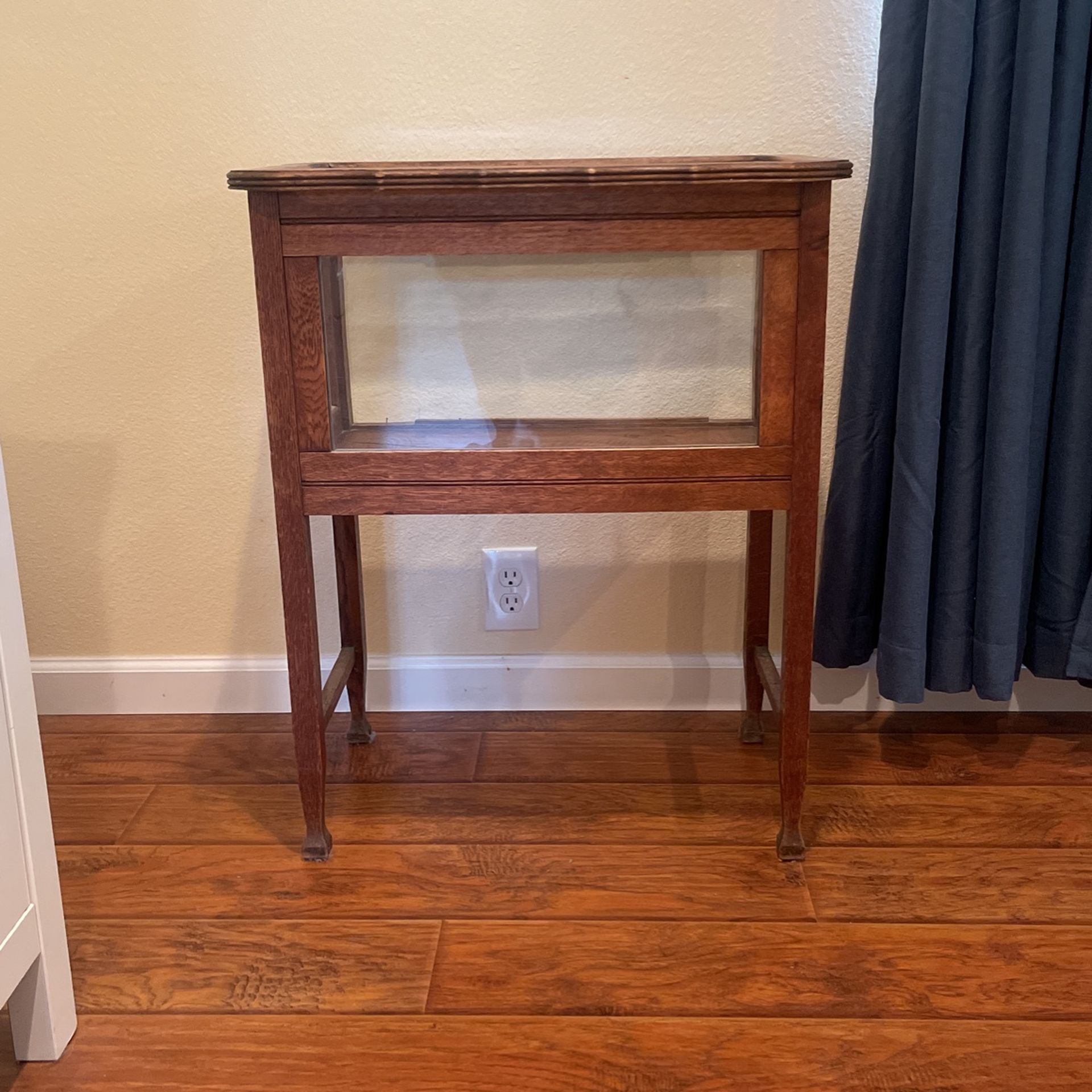 Antique Tea Cabinet/Display Table