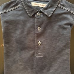 Tommy Bahama men's medium short sleeve light black dark gray shirt. $10 cash. Must meet in person for delivery in person only. 