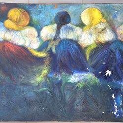 Free: large painting from local celebrated artist. Can deliver