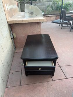 Dark Wood Coffee Table