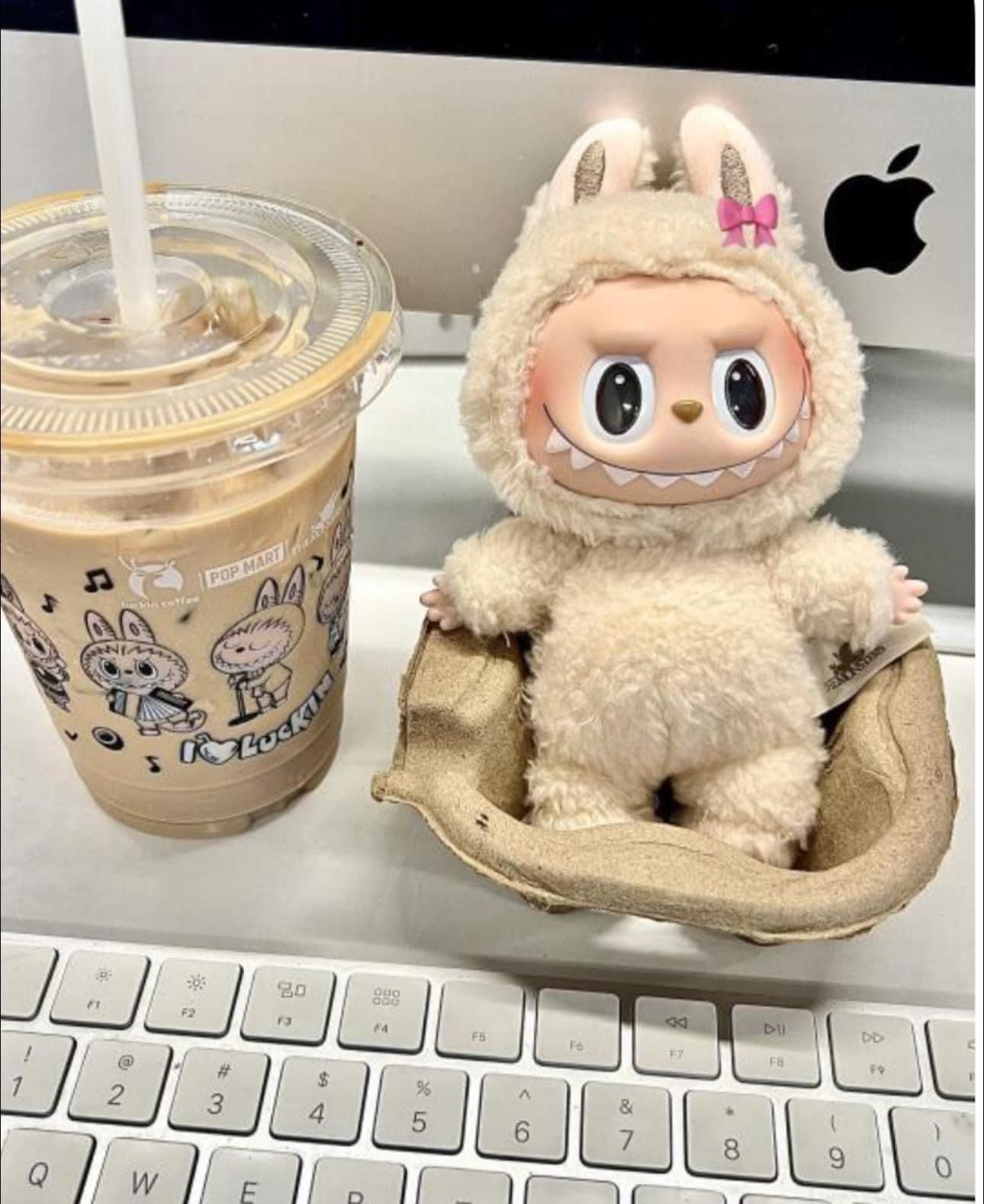 POP MART LABUBU The Monsters Exciting Macaron - SOYMILK