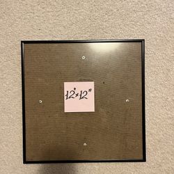 Frames 12x12”, Black. Sammamish, Beaver Lake
