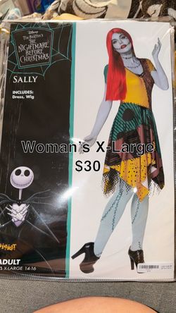 Disney Sally Nightmare Before Christmas Costume XL