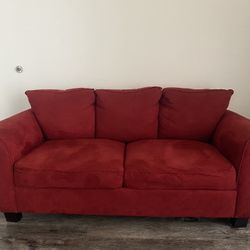 RED COUCH FOR SALE 
