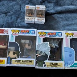 Various Funko Pops and Pocket Pop Keychains