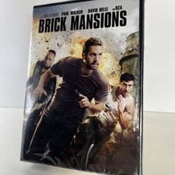 Brick Mansions (DVD, 2014, Widescreen) New & Sealed! Paul Walker David Belle RZA