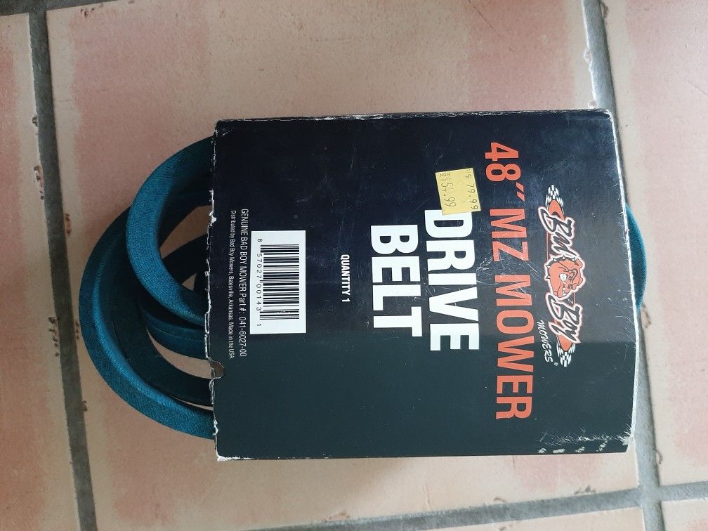 041-6027-00 Bad Boy Mower Oem B128 Belt Mz
