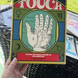 Touch ~ Parker Brothers Game of Palmistry ~ Maxine L. Fiel ~ 1970 ~ Complete