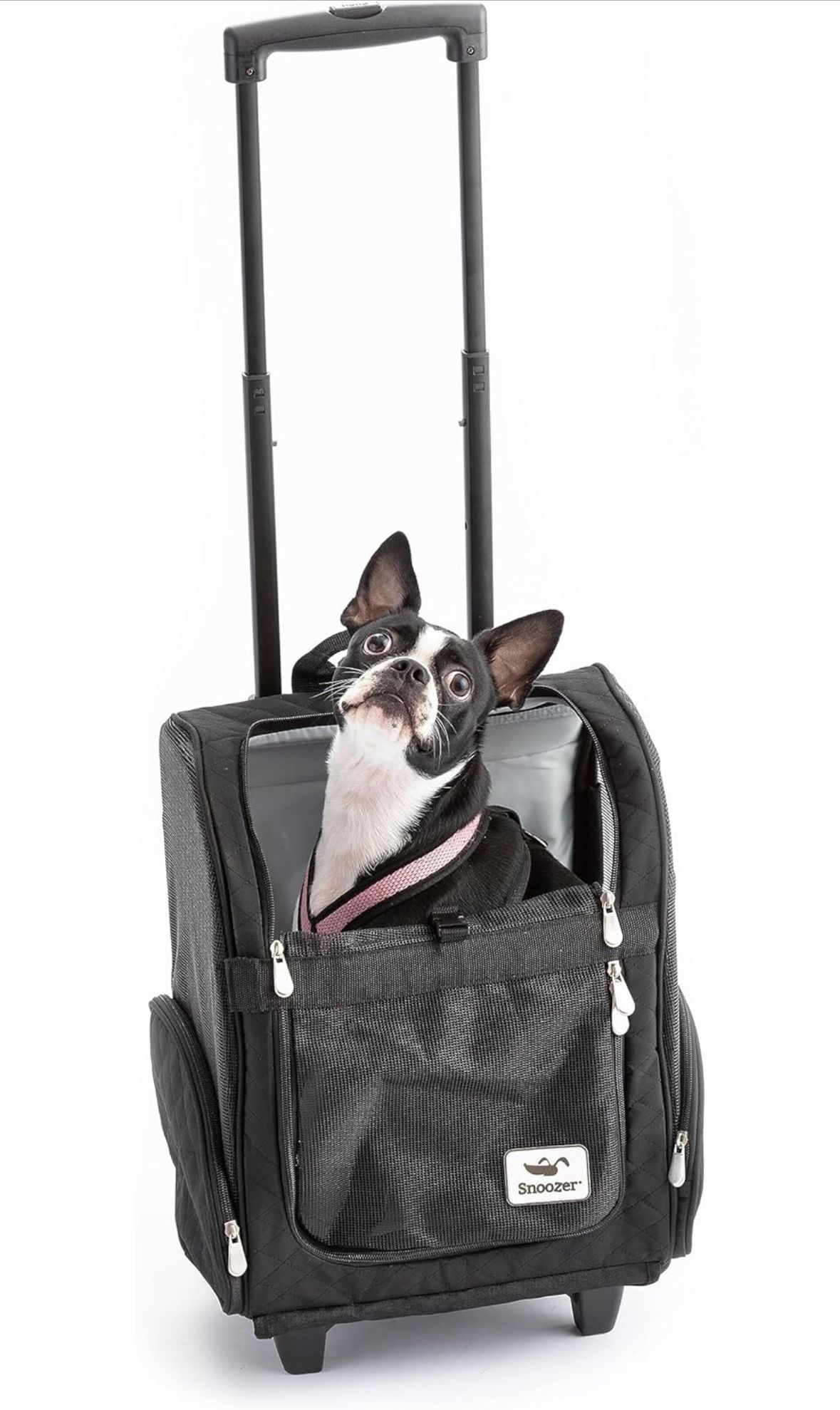 MINT CONDITION Snoozer Roll Around 4-in-1 Pet Carrier, Black, Large DOG CAT BAG