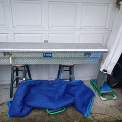 UWS Diomand plate Tool Box Fool size Truck