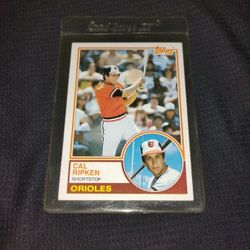 1983 Cal Ripken Baseball Card - Topps #163 - in perfect condition
