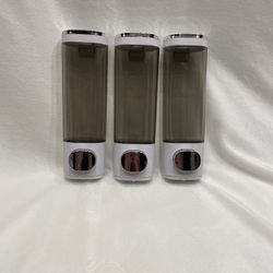 Wall Mounted Soap Dispensers with 3 Chambers
