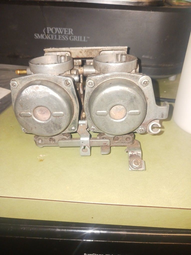 Set Of Twin Carbs.