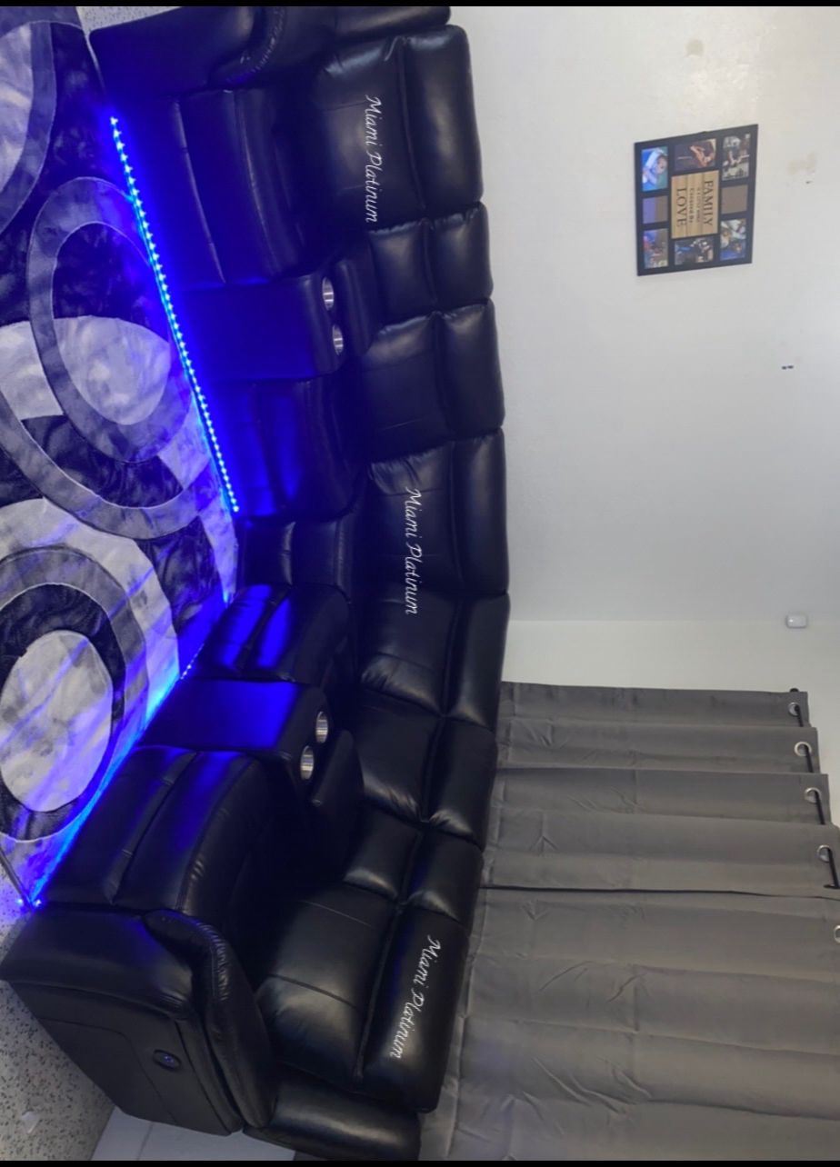 Sectional With Lights /// Financing Available