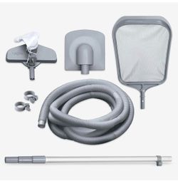 Funsicle Deluxe Maintenance Kit, Above Ground Swimming Pool Cleaning, Includes Vacuum, Skimmer, Hose and Adapter, Adults @Q4-526
