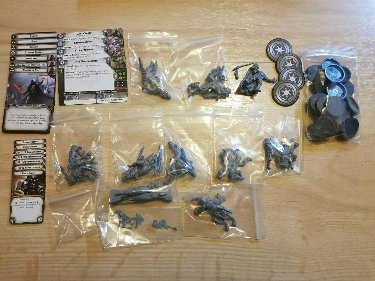 Star Wars Legion Empire Half Of Core Set