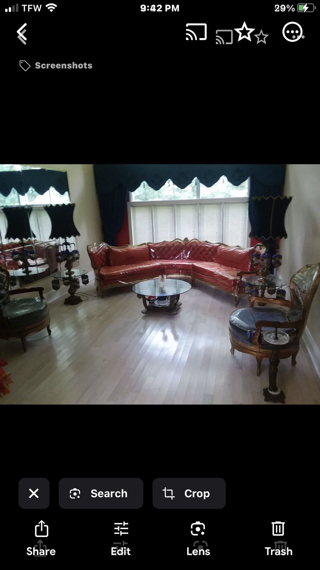 FRENCH PROVINCIAL LIVING ROOM SET