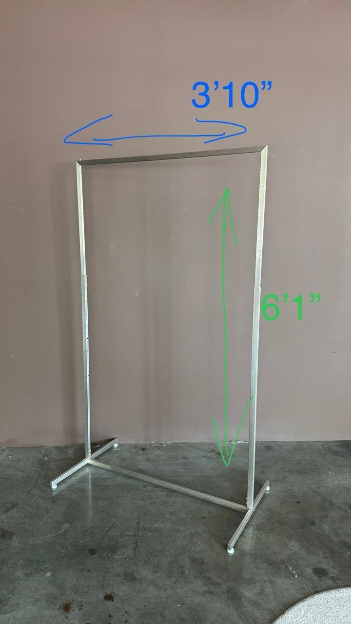 Modern Metal Clothes Retail Heavy Duty Garment Rack