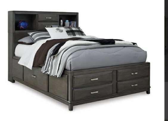 Ashley’s full bed frame and mattress bundle 