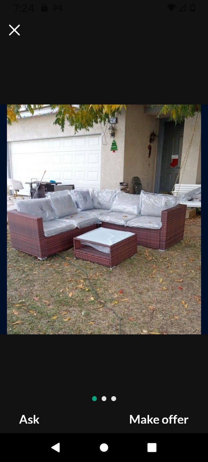 L-shaped Patio Furniture Set Brand New Patio Outdoor Furniture Patio Couch Patio Sofa Brand New πππ