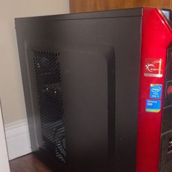 Gaming PC with monitor 