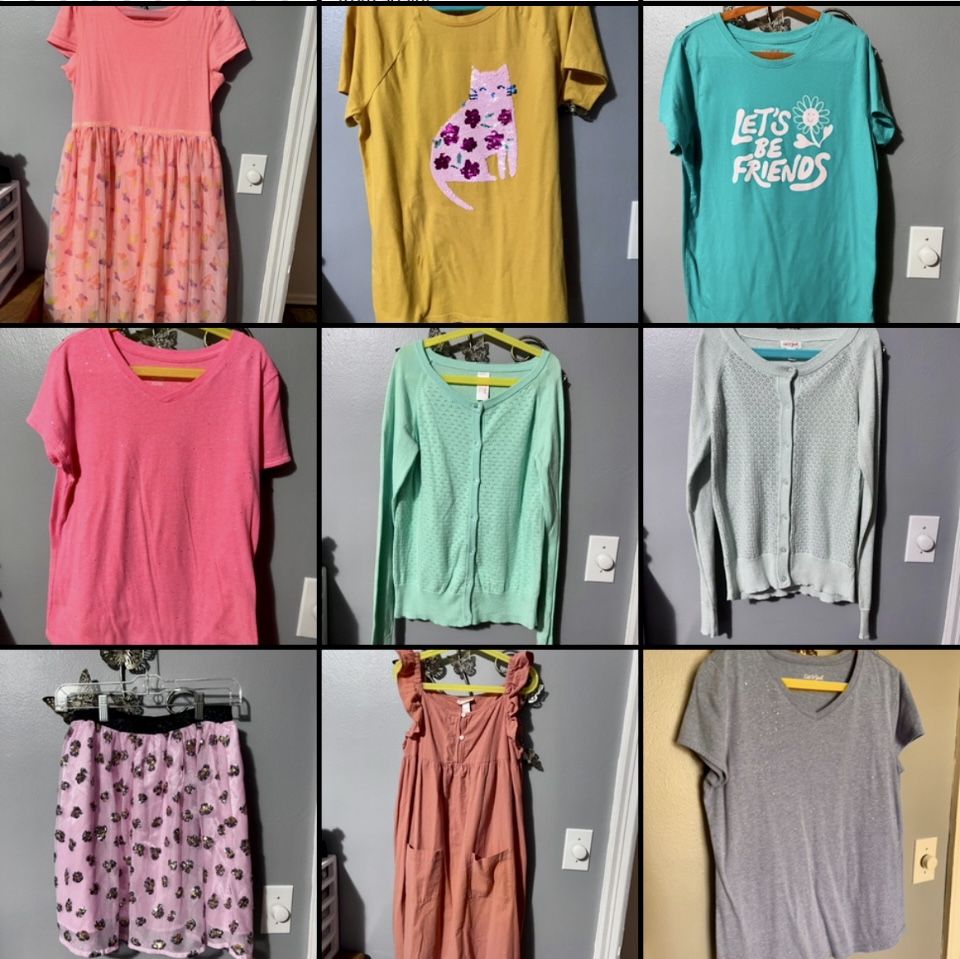 cat & jack 14/16 girls clothes bundle 