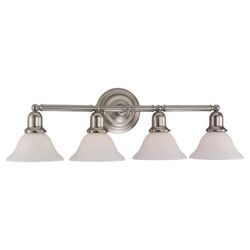 Sussex 3- Light Brushed Nickel Vanity Light