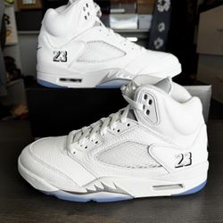Jordan 5 Metallic White (2026 Release)