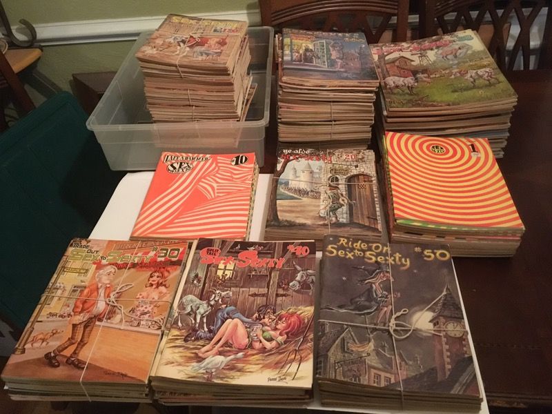 Vintage Sex to Sixty adult humor comics/magagazines Nearly complete
