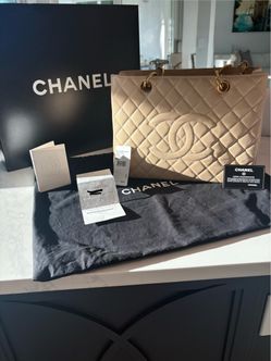 Authentic Chanel Caviar Quilted GST Tote