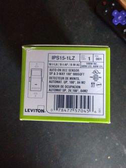 Leviton IPS15-1LZ Occupancy Sensor Switch