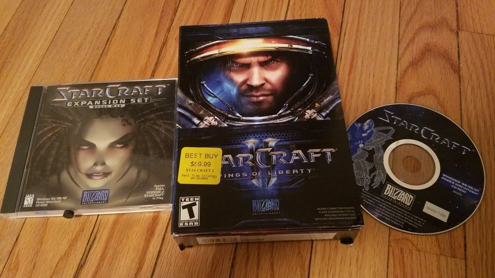 StarCraft I, expansion game and Star Craft II