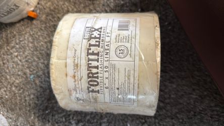 Fortiflex Butyl Flexible Flashing Membrane 6" x 50 ft
