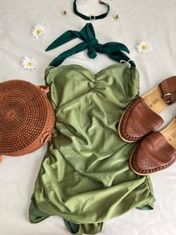 Vintage Green Swimsuit 💚