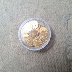Mini GOLD Coins Over 50 COINS 