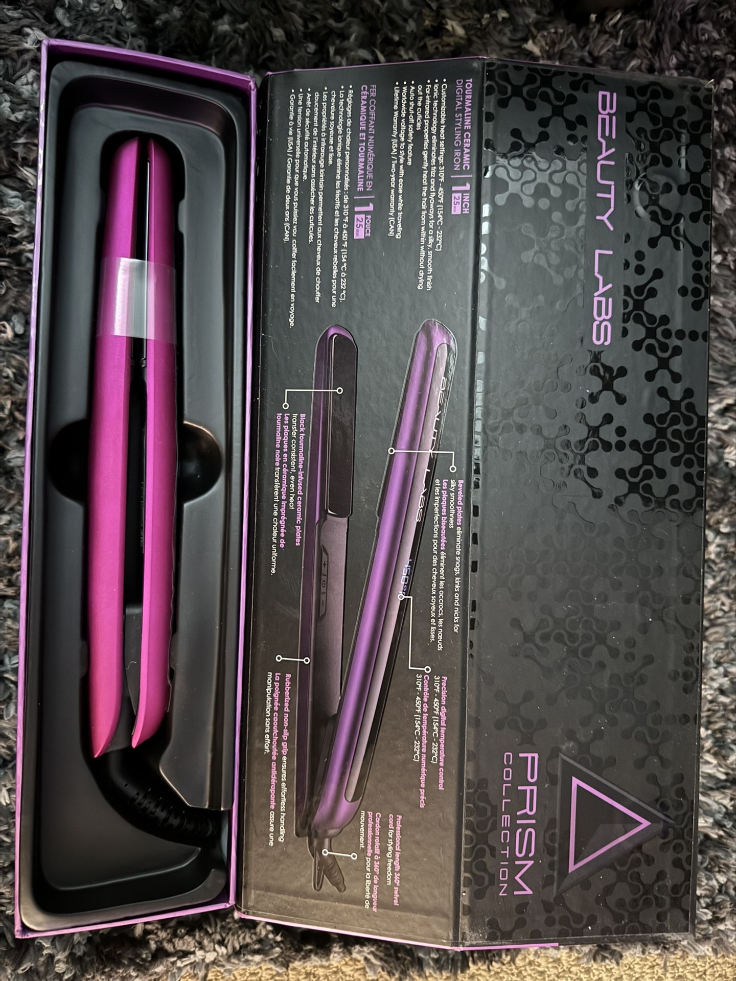 Straightener Brush Beauty Labs Prism Collection Flat Iron Review