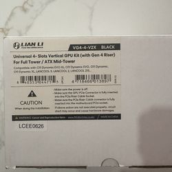 Universal 4-Slots Vertical GPU Kit