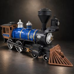 Vintage 1997 New Bright W&A RR Chattanooga G Gauge 4-4-0 Locomotive 13”