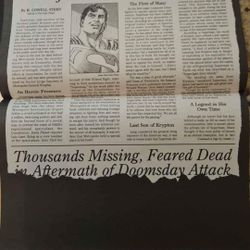 Superman Obituary From The 90s Very Rare DC Comics