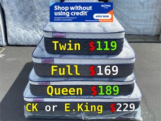 Queen oasis thermal comfort Europillow top 12inch mattress