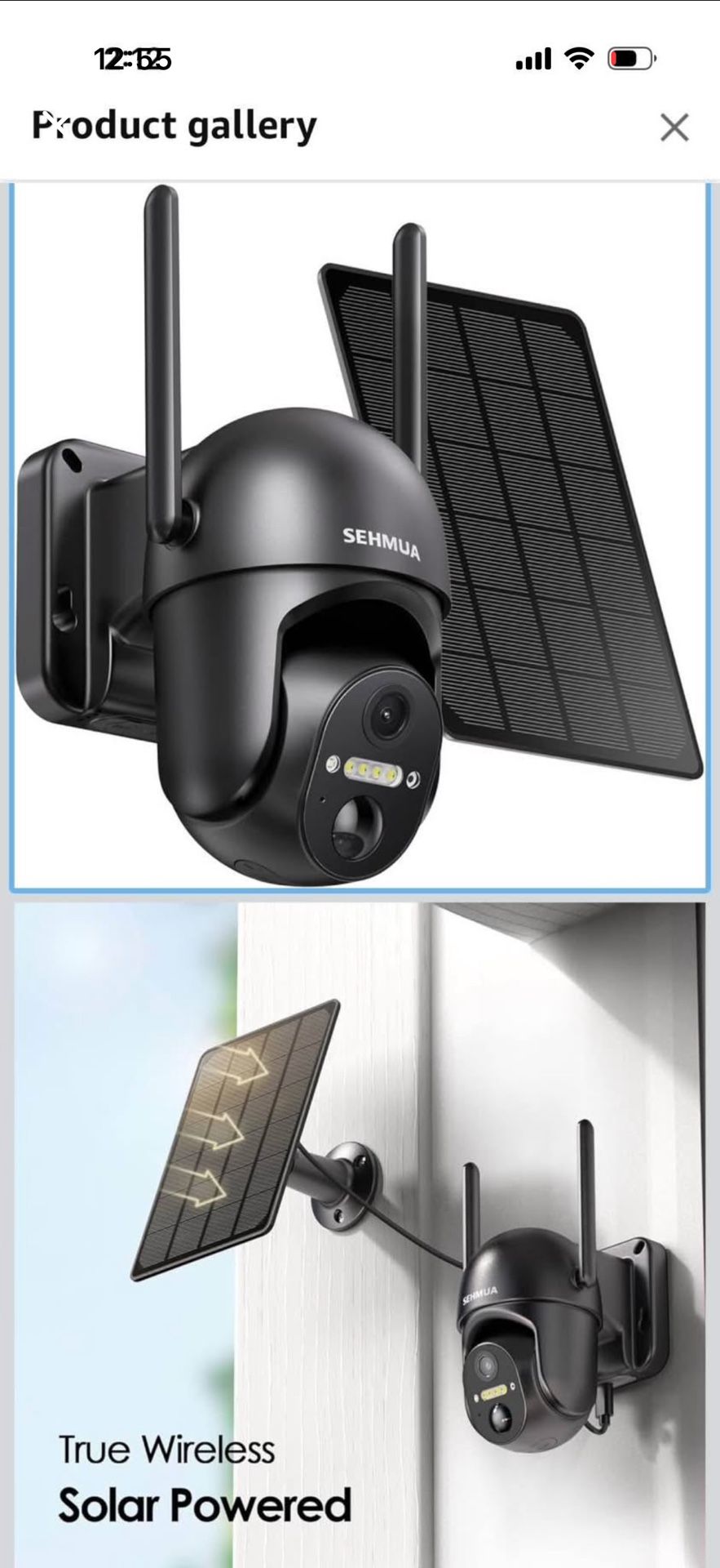 Solar Security Cameras Wireless Outdoor, 2K 360° View B P Outdoor Camera, WiFi Home Secu