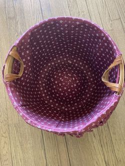 Vintage 1998 Signed Longaberger Bushel Style Large Basket With Liner