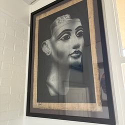 Nefertiti On Papyrus