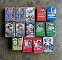 Baseball-Football-Basketball- Hockey Unopened Boxes Factory Sealed