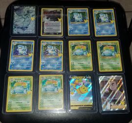 pokemon celebrations 25th anniversary lot of 32 mewtwo blastoise etc