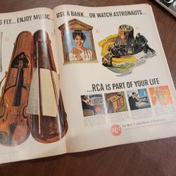 Vintage November 16 1963 THE EVENING POST Magazine The Fischer 
Quintuplets. Condition commensurate with age. Please see photos for 
details.