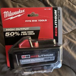 Milwaukee New Battery 8ah M18 