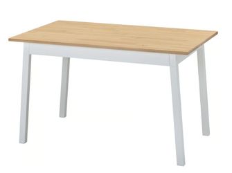 Ikea PINNTORP table + 4 chairs, light brown