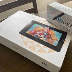 XP-Pen Artist 13.3 Pro + MYNT3D Super 3D Pen